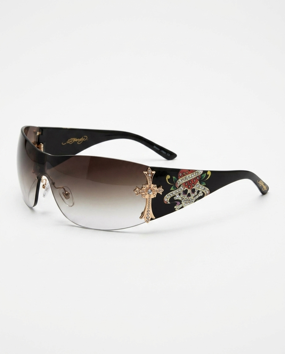 Crucifix Hazard Sunglasses