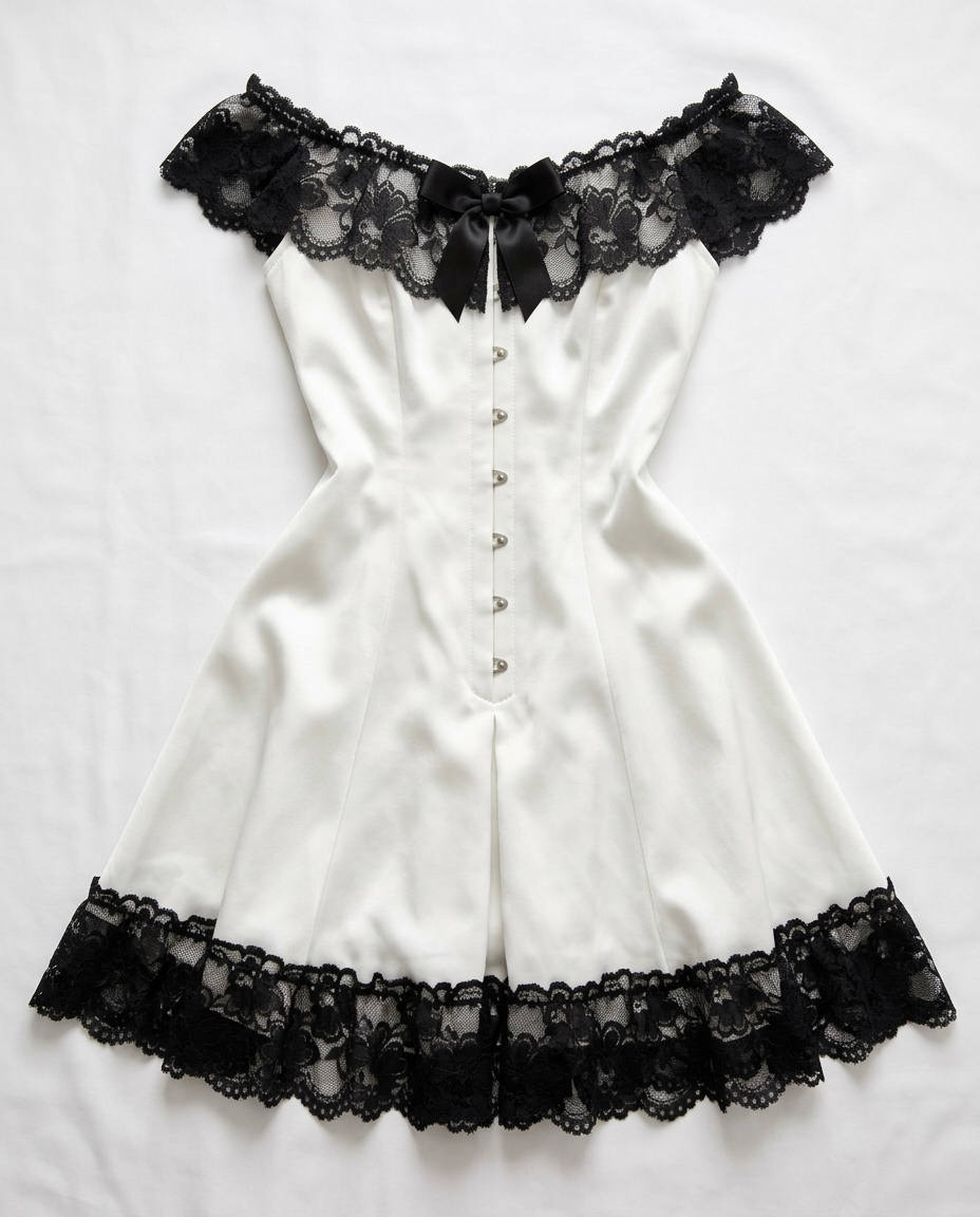Porcelain Snare Dress