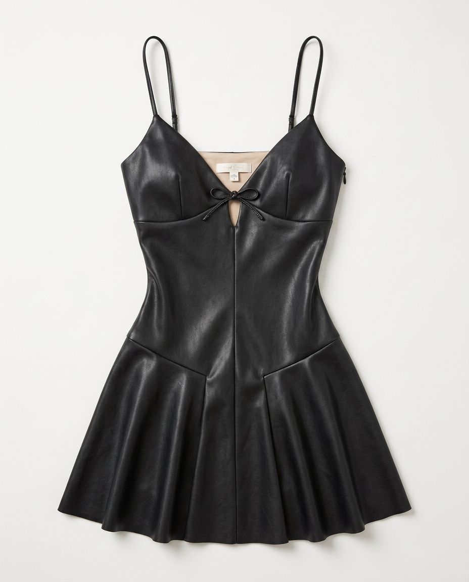 Leather Ledger Dress