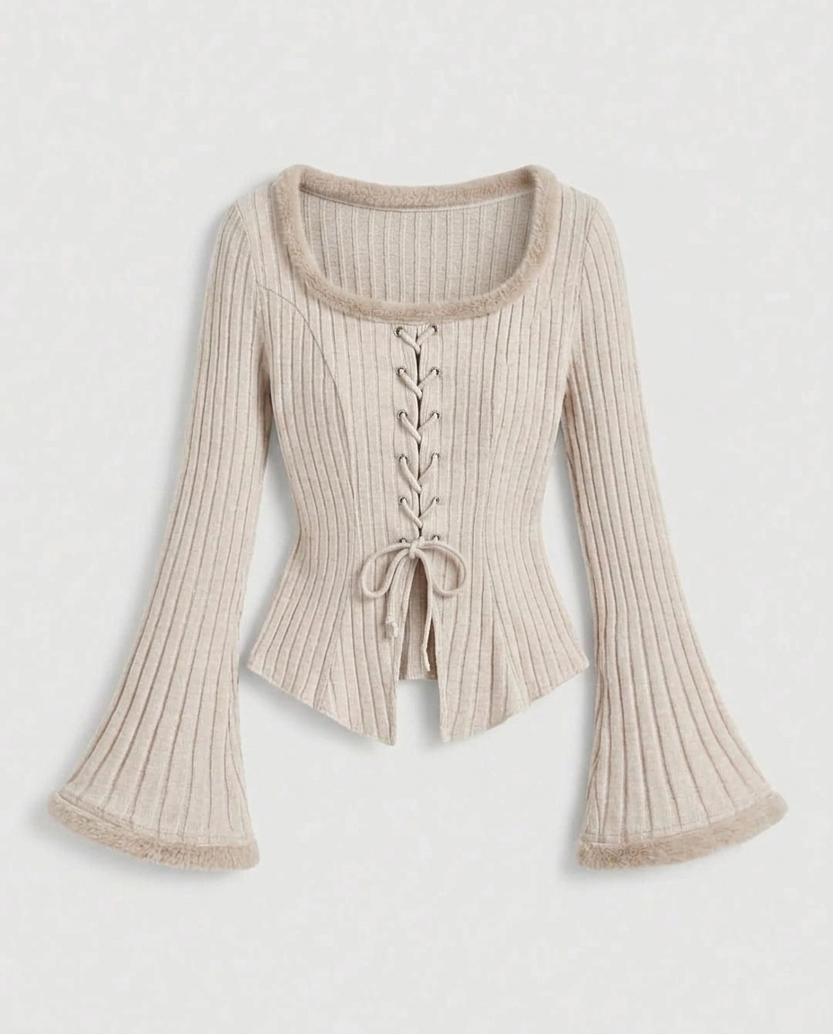 Fawn Binding Blouse