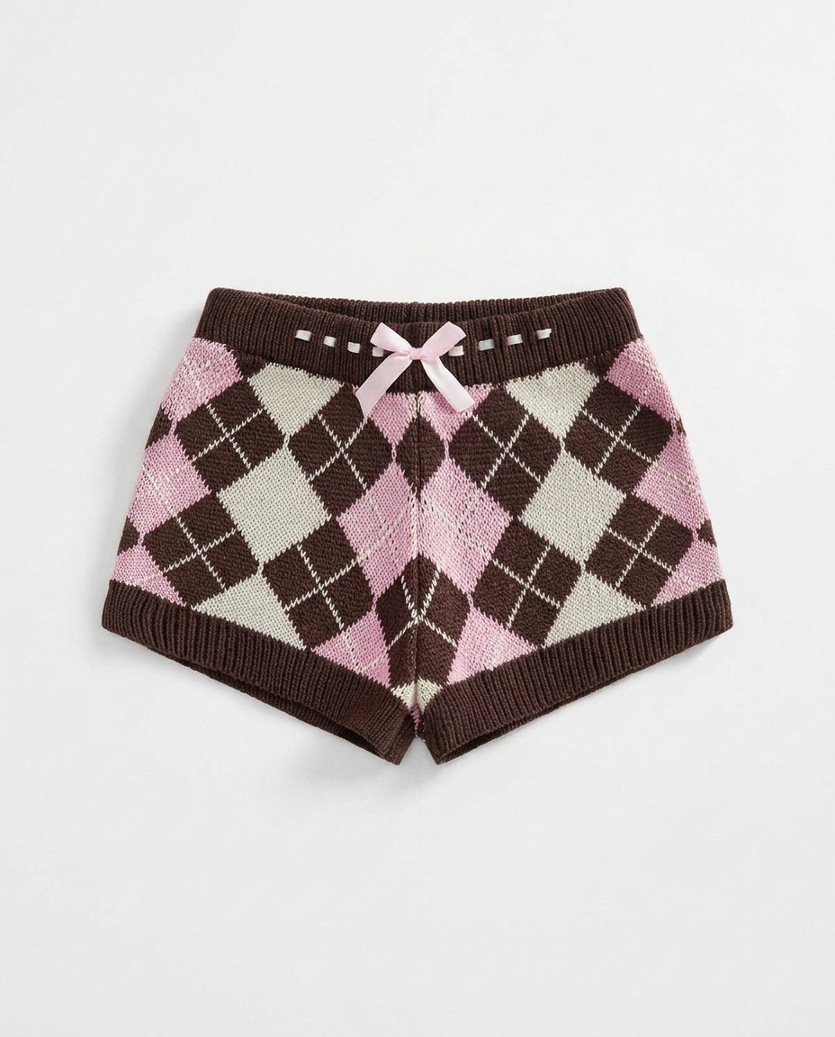 Cocoa Tartan Shorts