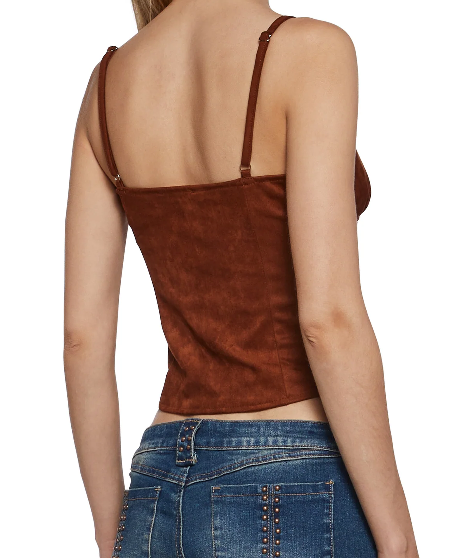 Cocoa Suede Top - 2