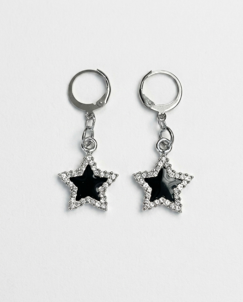 Glitch Orbit Earrings