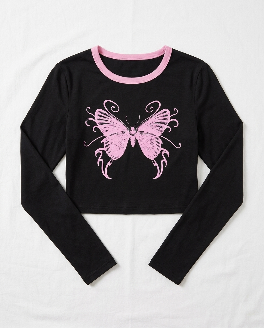 Static Aura Crop Top