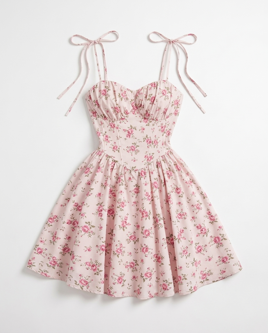 Static Rose Dress