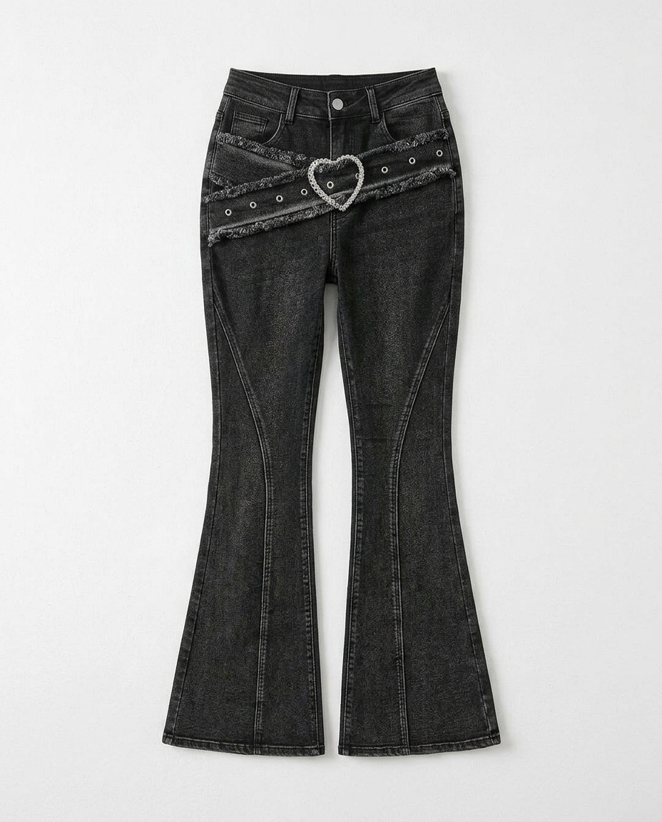 Heartbeat Asphalt Pants