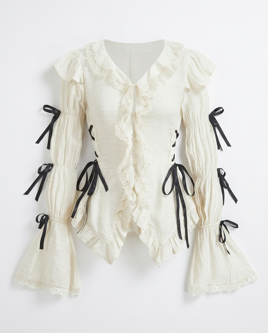 Paperbound Ghost Blouse