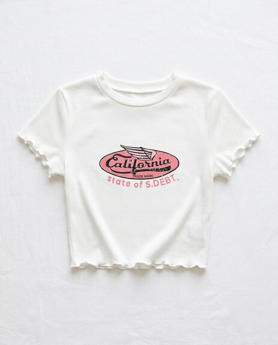 Sunset Debt Crop Top