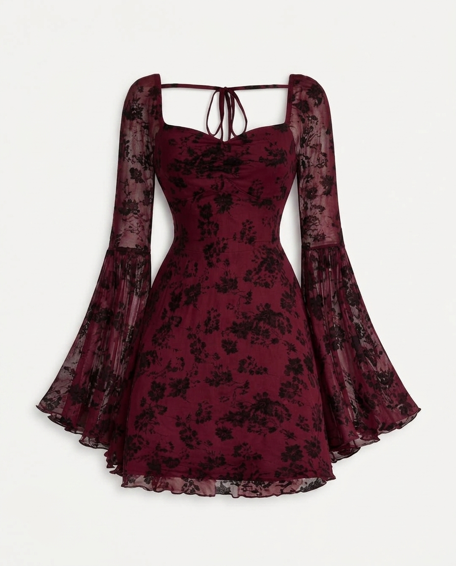 Bloodfall Drape Dress