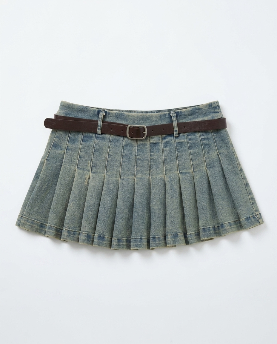 Rust Grunge Skirt