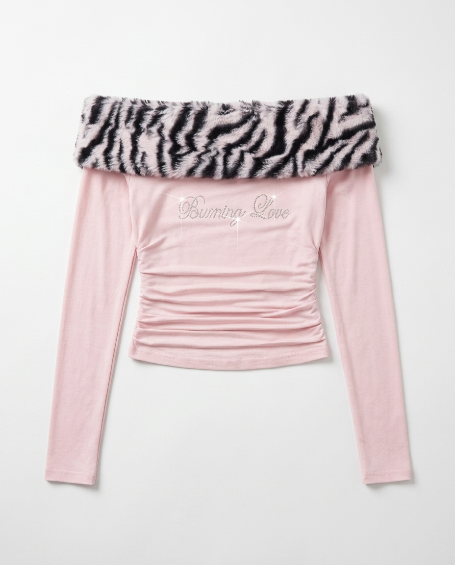 Zebra Heartbreak Blouse