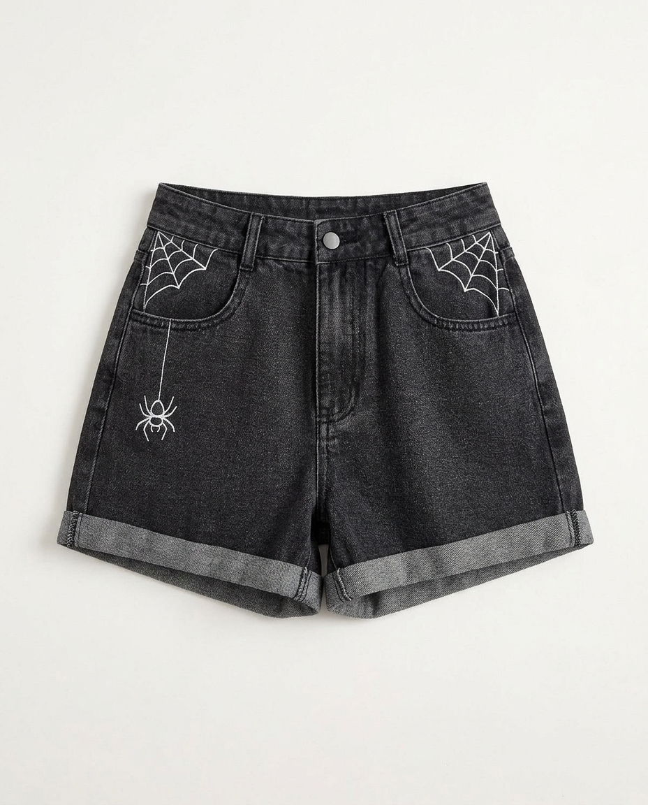 Webbed Haunt Shorts
