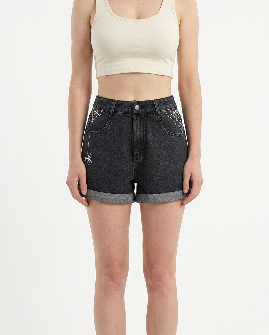 Webbed Haunt Shorts