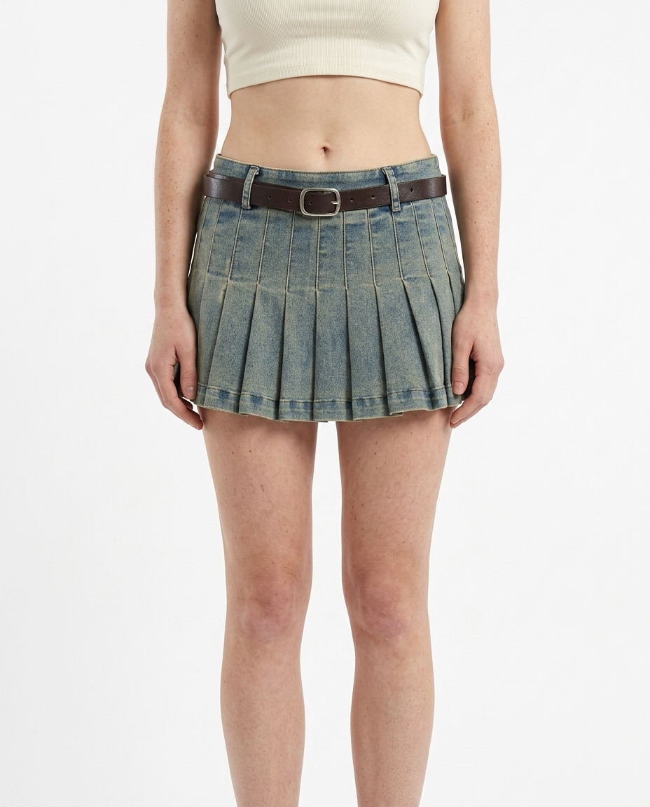 Rust Grunge Skirt