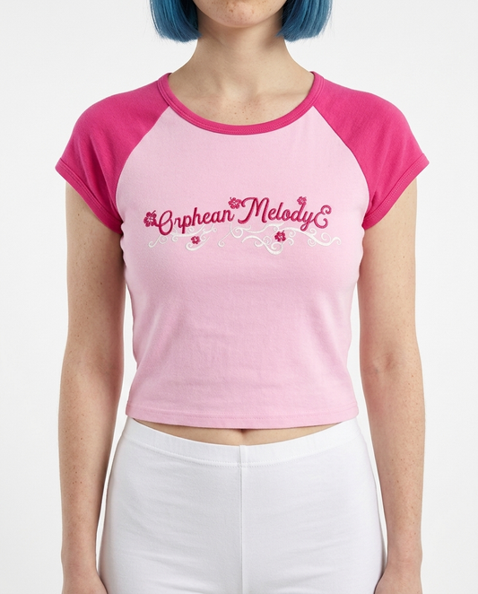 Glitchy Sweetheart Crop Top