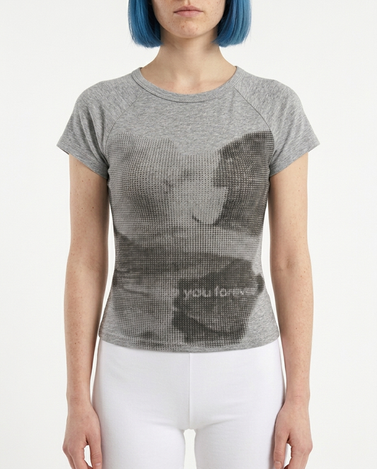 Pixel Ghost Crop Top