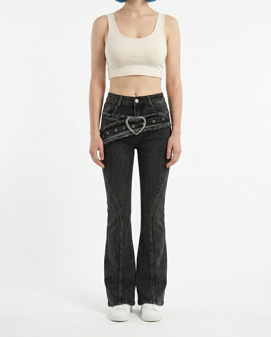 Heartbeat Asphalt Pants