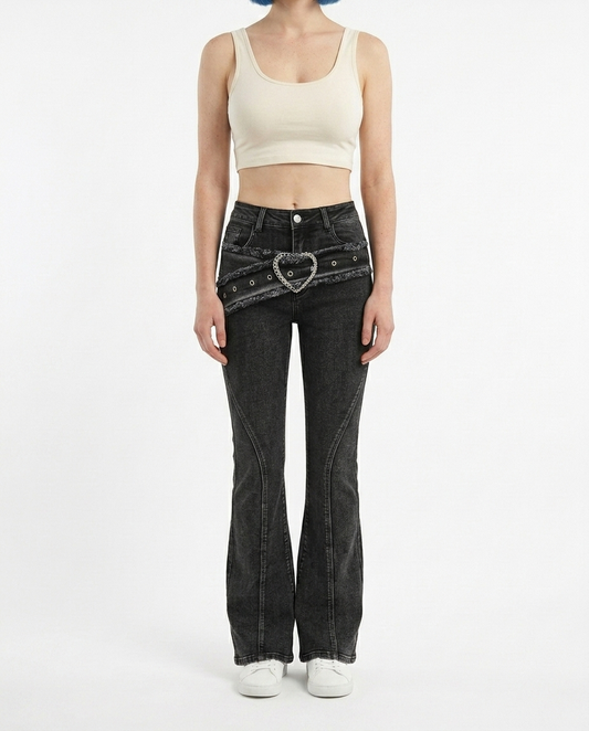 Heartbeat Asphalt Pants