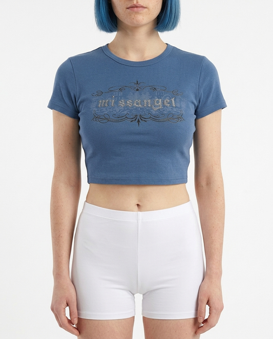 Velvet Dreamscape Crop Top