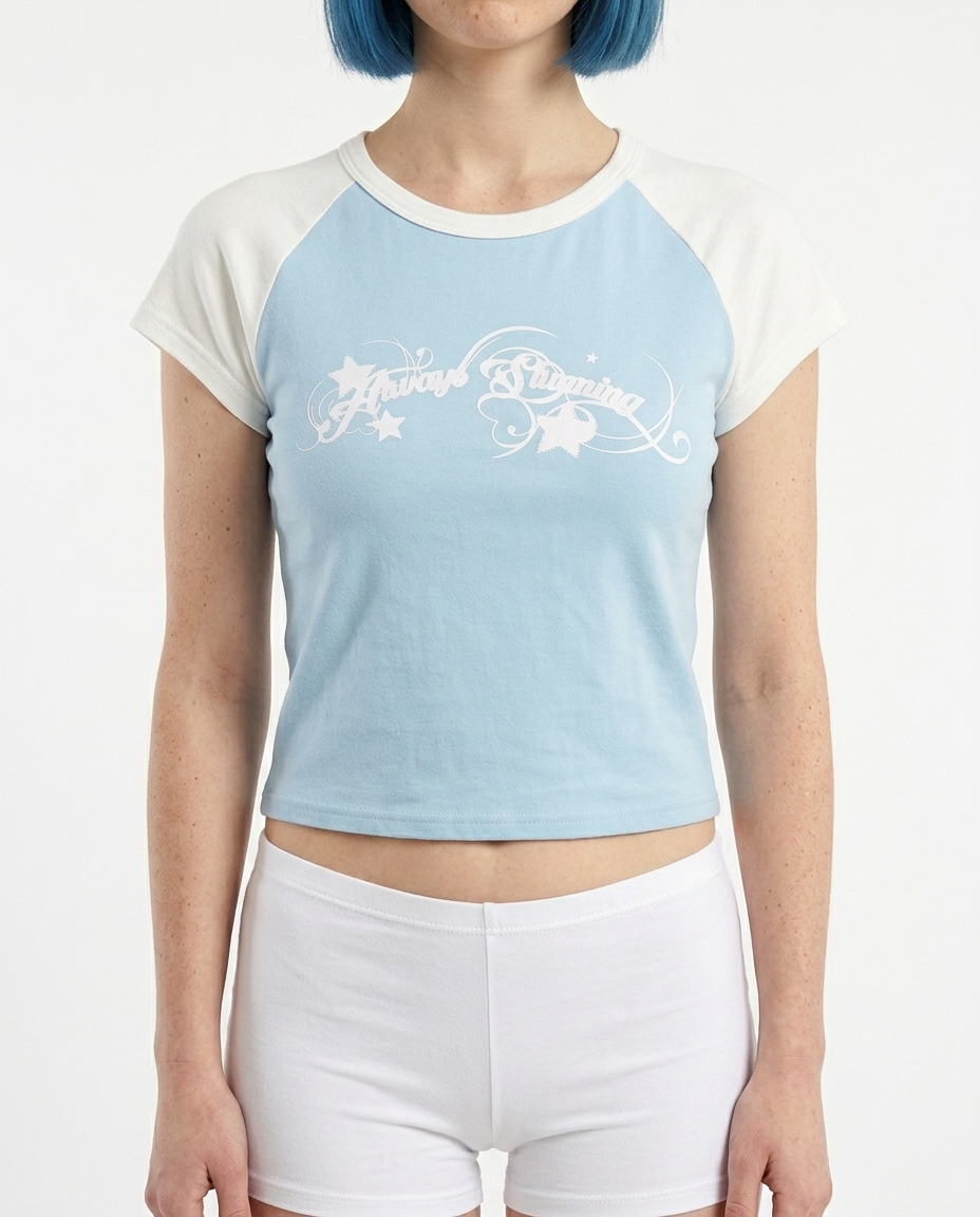 Y2K Meltdown Crop Top