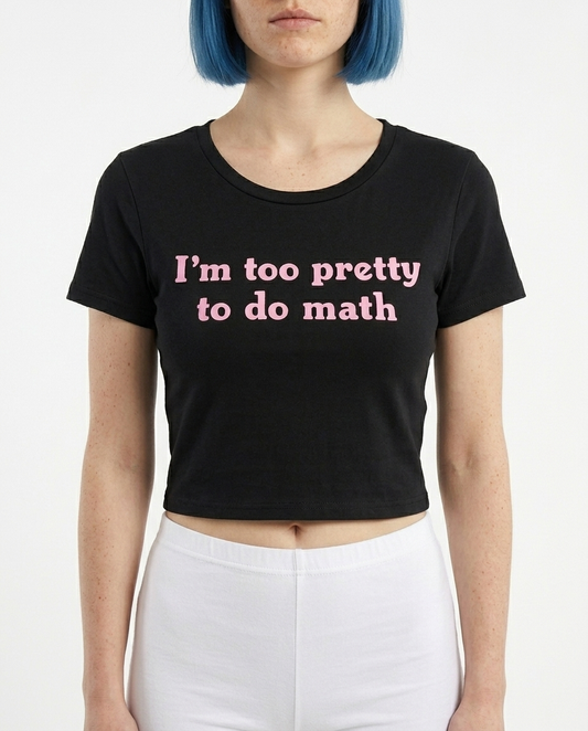 Calculus Dropout Crop Top