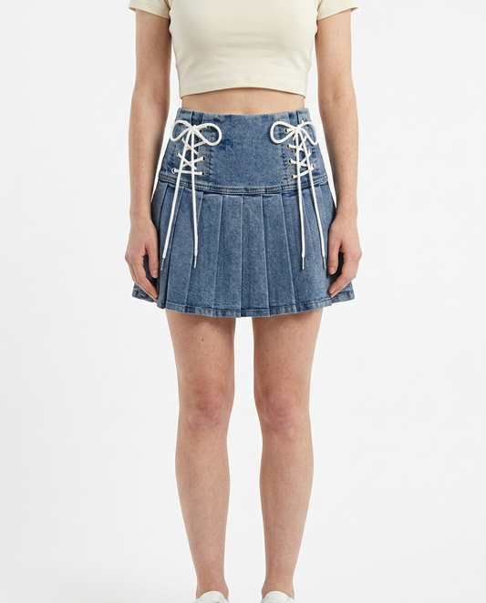 Denim Binding Skirt