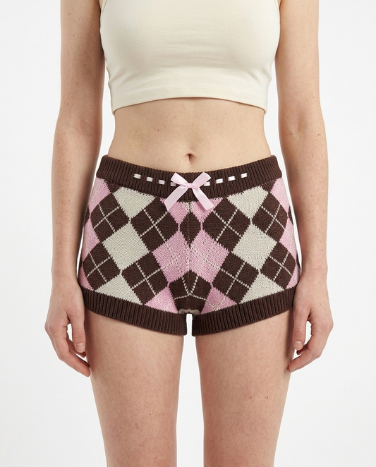 Cocoa Tartan Shorts