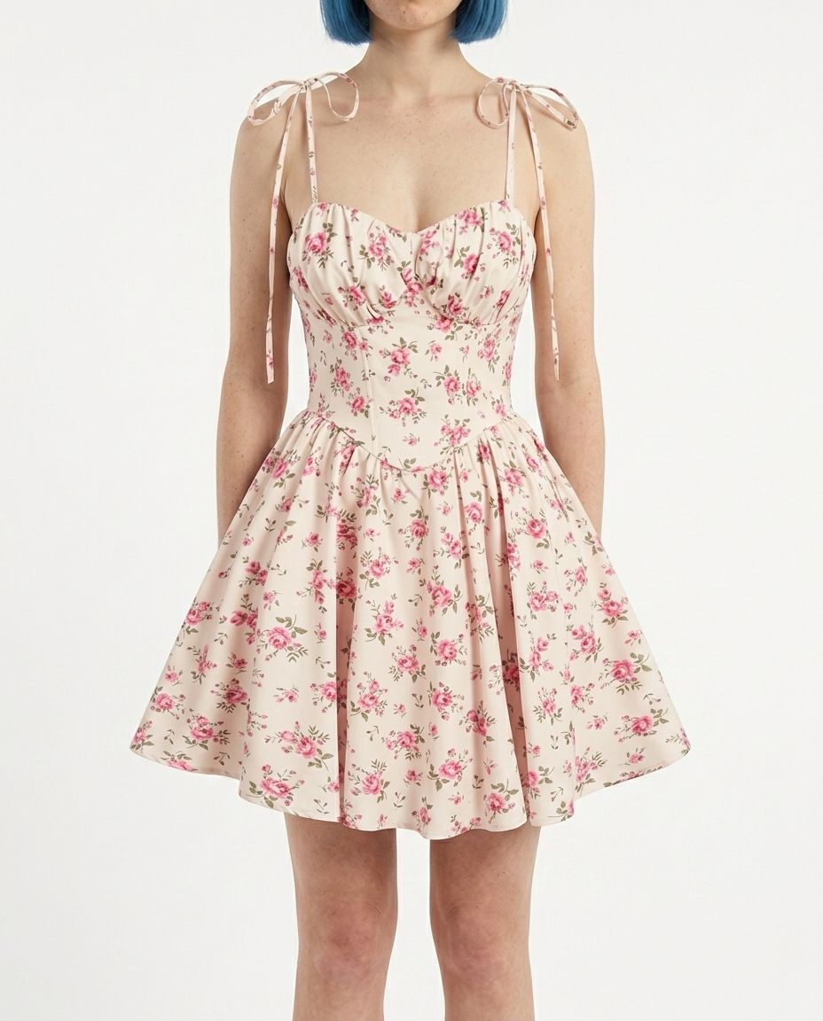 Static Rose Dress