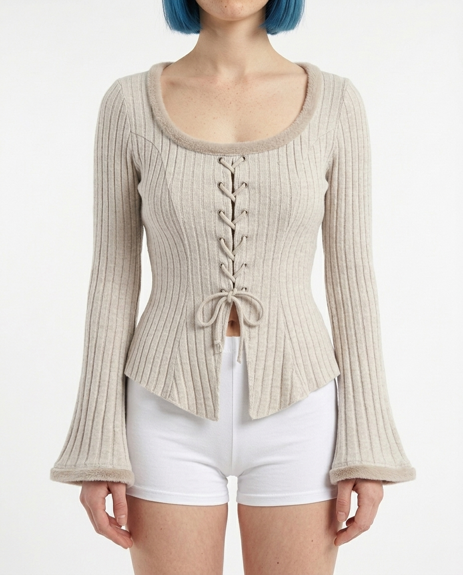 Fawn Binding Blouse