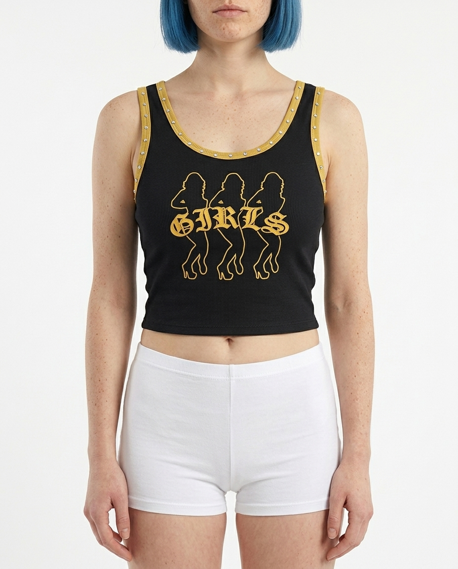 Vegas Showgirl Crop Top
