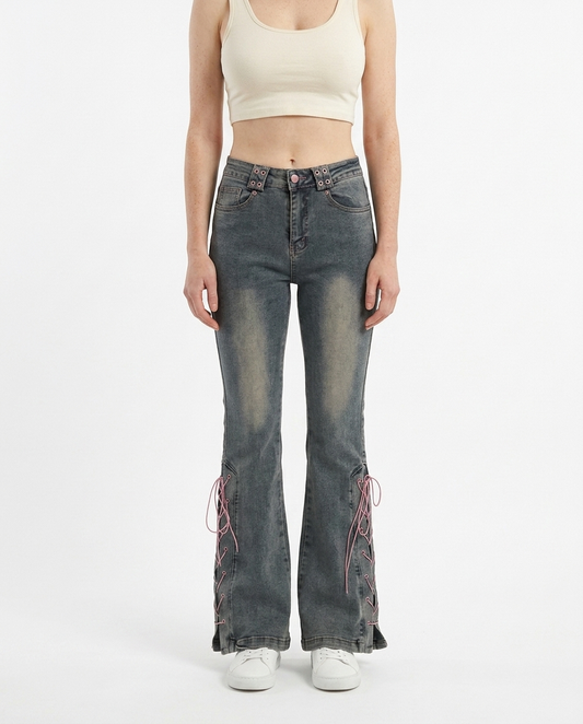 Lacebound Fracture Pants