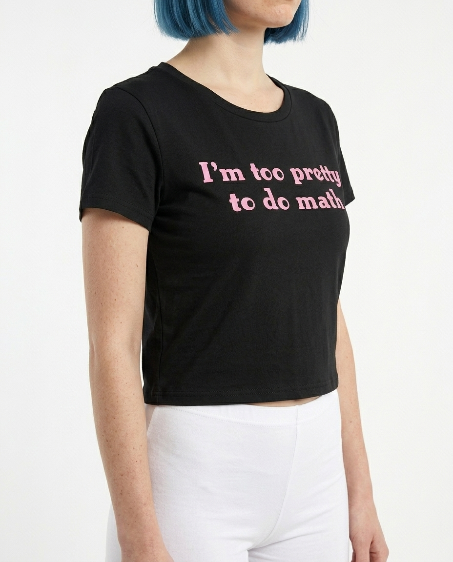 Calculus Dropout Crop Top