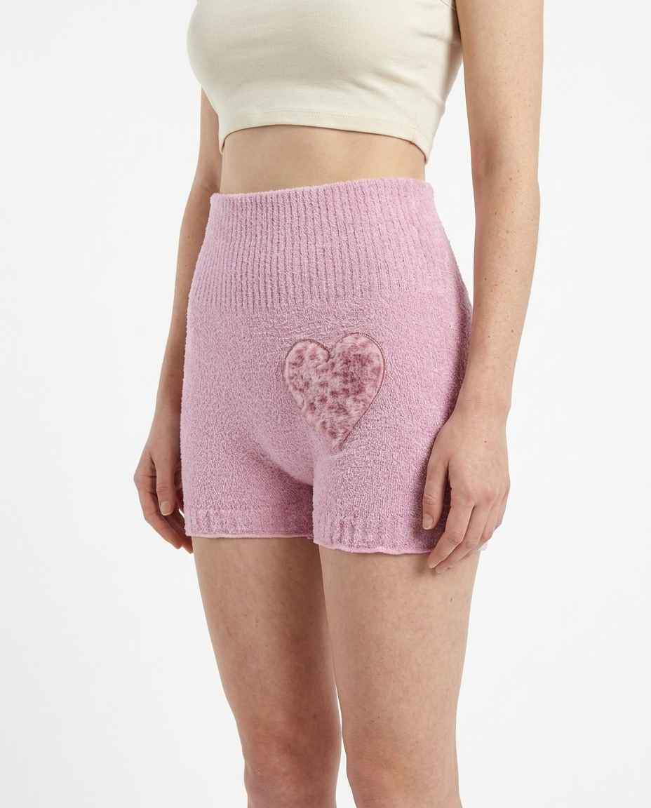 Fuzzy Bleed Shorts