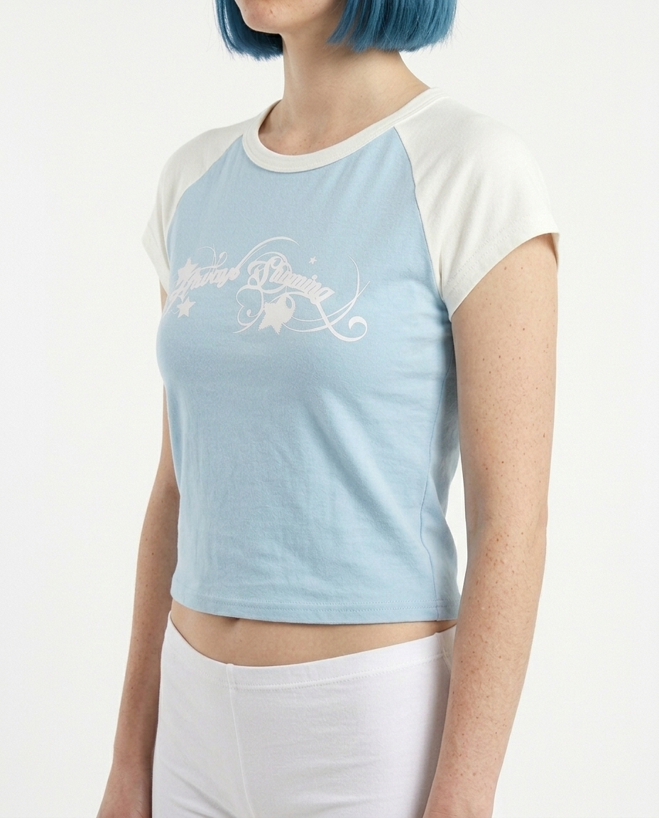 Y2K Meltdown Crop Top