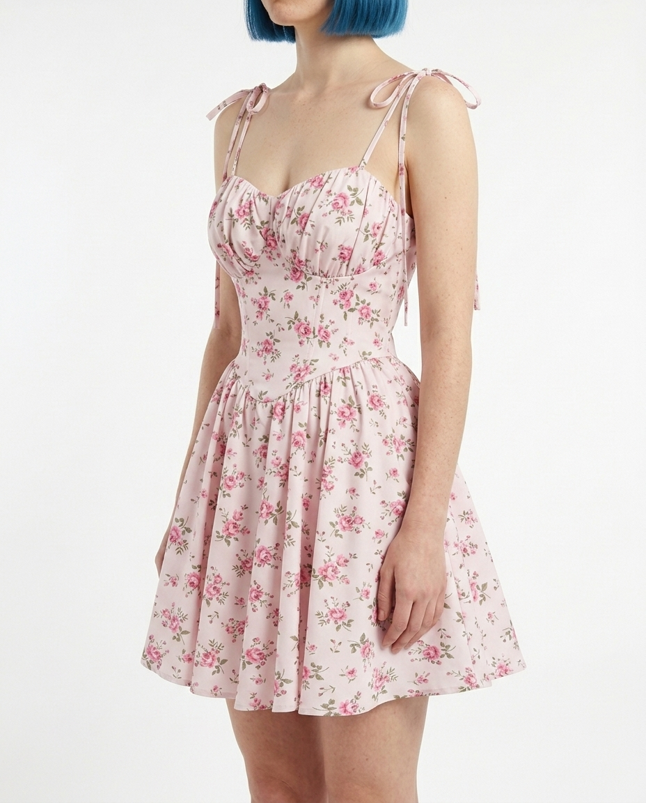 Static Rose Dress