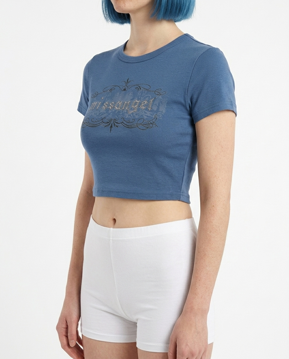 Velvet Dreamscape Crop Top