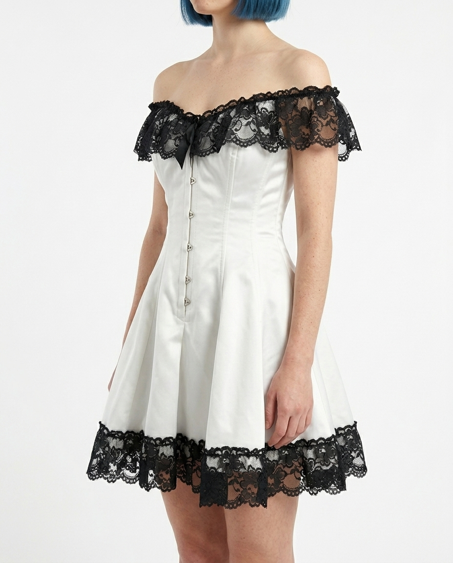 Porcelain Snare Dress