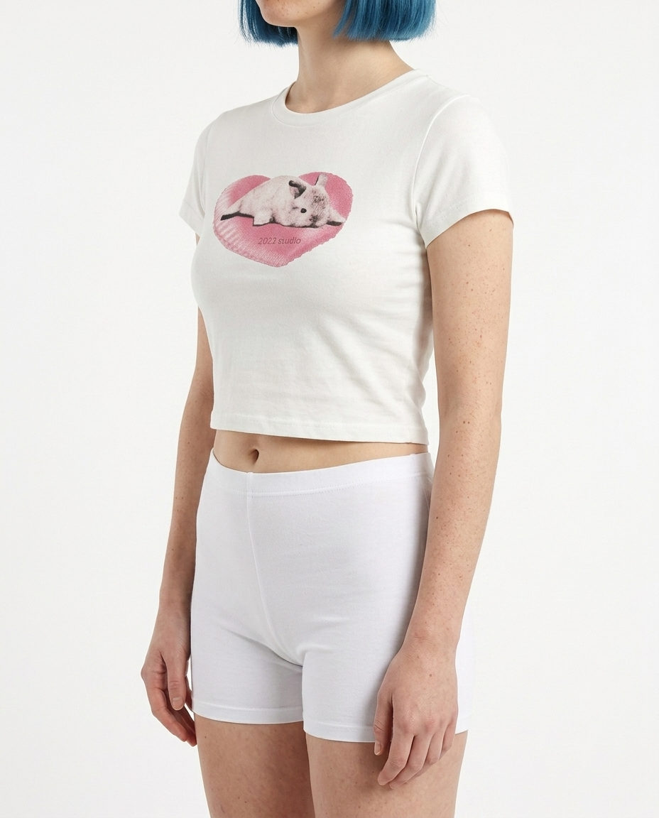 Rabbit Heart Crop Top