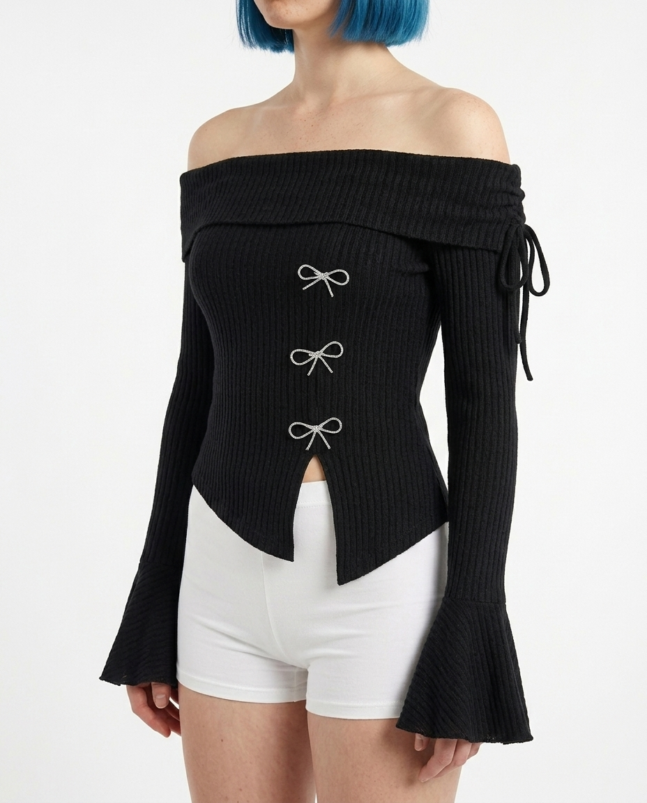 Glittered Fracture Blouse