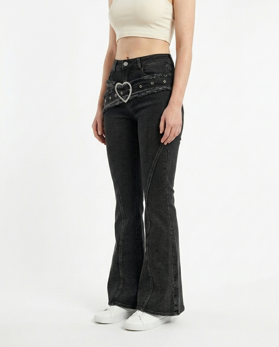 Heartbeat Asphalt Pants
