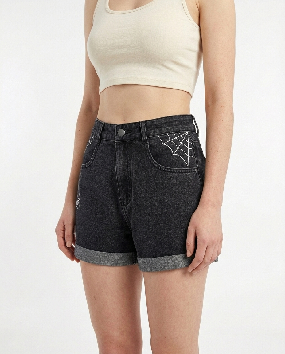 Webbed Haunt Shorts