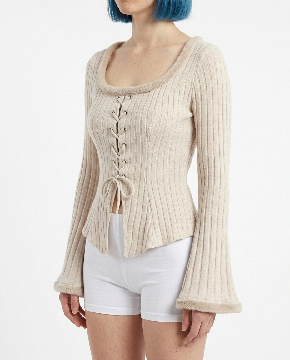 Fawn Binding Blouse