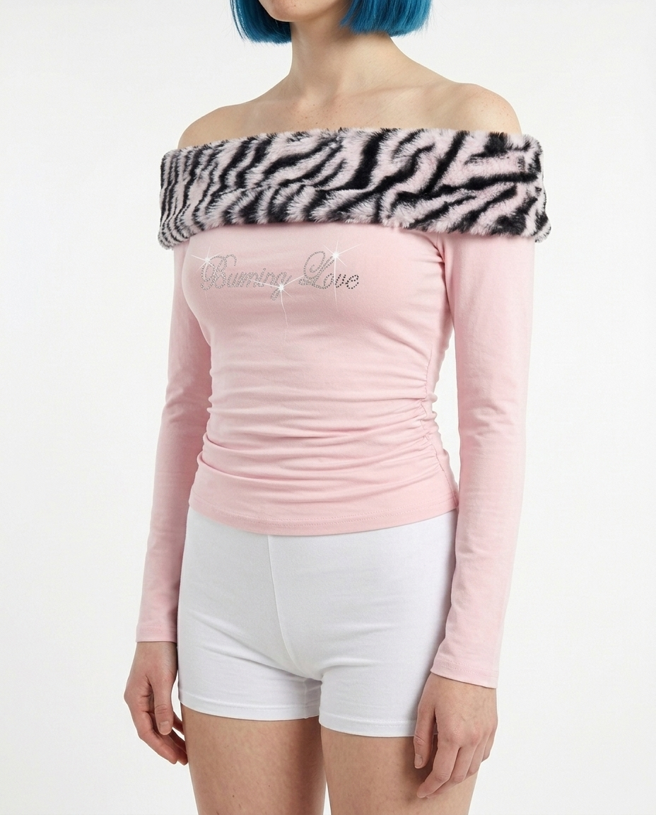 Zebra Heartbreak Blouse