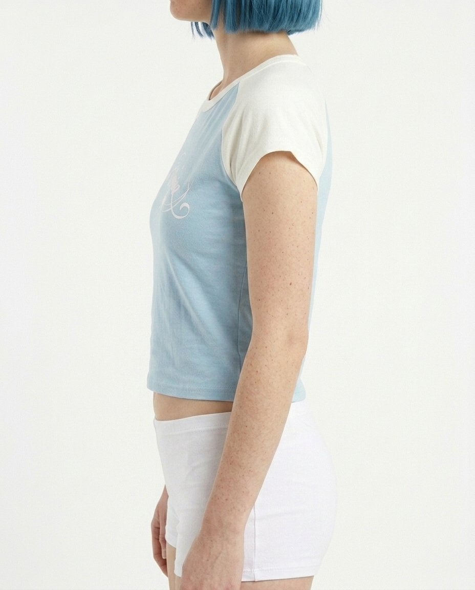 Y2K Meltdown Crop Top