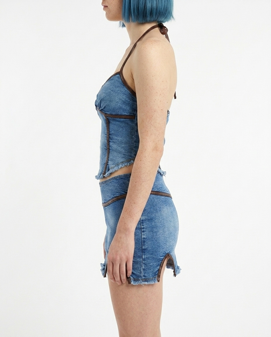 Saddle Raw Dress