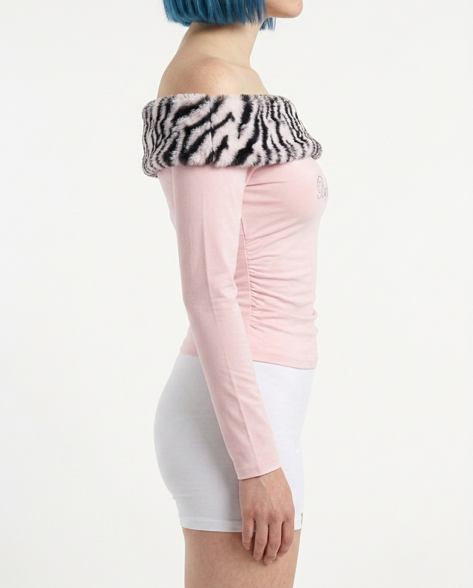 Zebra Heartbreak Blouse
