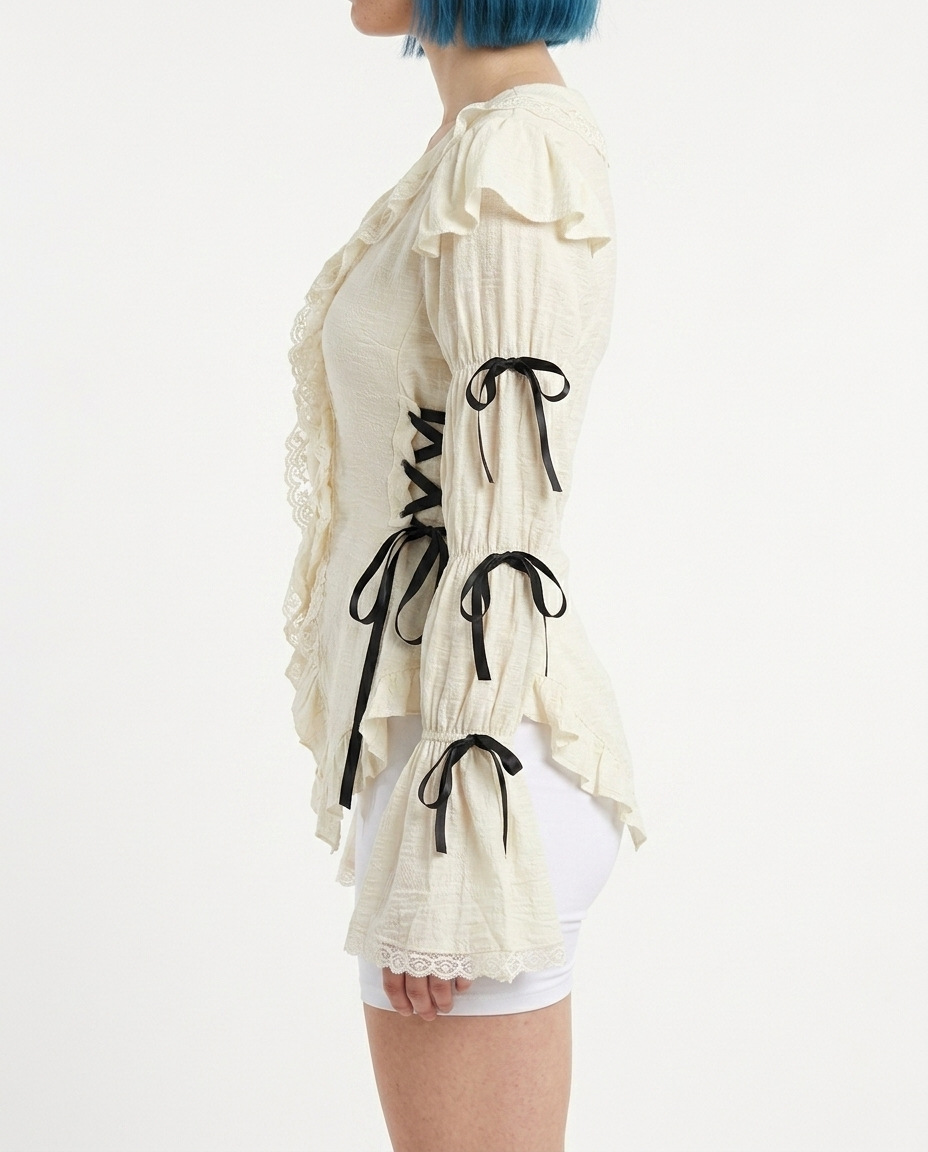 Paperbound Ghost Blouse