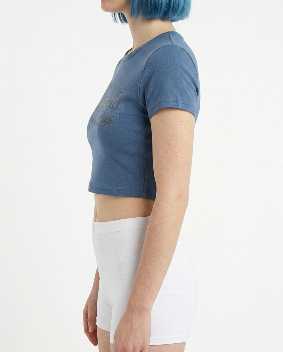 Velvet Dreamscape Crop Top