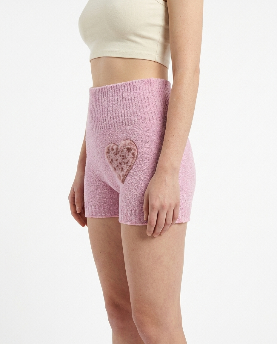 Fuzzy Bleed Shorts