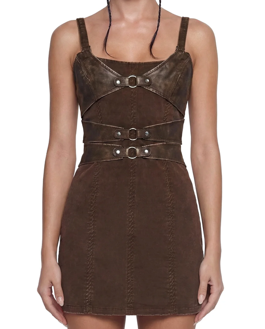 Cocoa Corset Elbise - 1